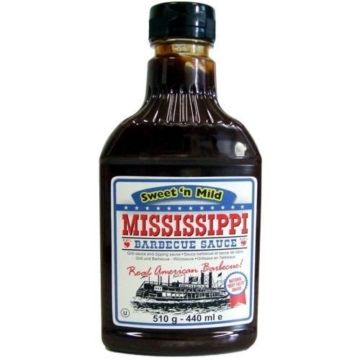 Mississippi BBQ-Sauce Sweet&Mild 0.51kg,440ml