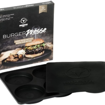 Moesta-BBQ BurgerPresse No.1 – Die 4-Fach Silikon Hamburgerpresse Vorschaubild
