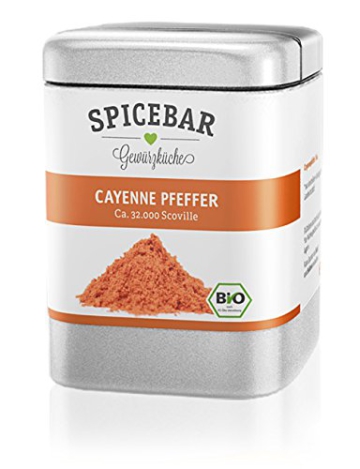Spicebar » Cayennepfeffer, ca. 32.000 Scoville, gemahlen