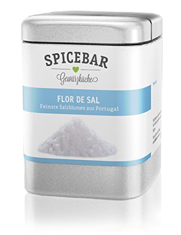 Spicebar » Flor de Sal – Feinste Salzblumen aus Portugal, Meersalz-Flocken naturbelassen