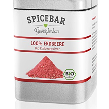 Spicebar » Erbeerbeerpulver, Fruchtpulver gefriergetrocknet aus 100% Erdbeer, Bio Vorschaubild
