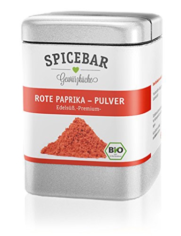 Spicebar » Rote Paprika – Edelsüß, feines Paprikapulver, ungarisch -Premium-, Bio