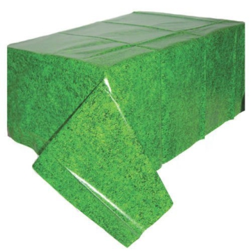 Kunststoff-Tischdecke Fussball-Rasen 137 x 259 cm