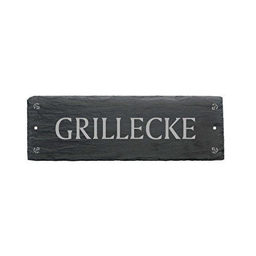 Schild « GRILLECKE » aus Schiefer – ca.22 x 8 cm Vorschaubild