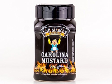 Don Marco’s Barbecue Carolina Mustard BBQ Rub Streudose 220g