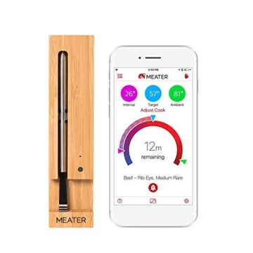 MEATER » Wireless Smart für Fleisch, App kompatibel mit iPhone, iPad, Android, Kindle Fire und Alexa Skill