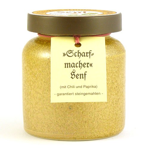 Senfmühle Kleinhettstedt Scharfmachersenf – 270 ml Vorschaubild