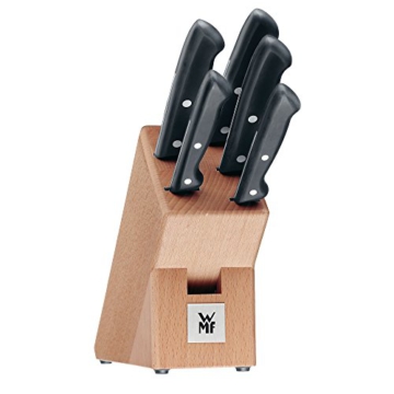 WMF » Classic line Messerblock, mit Messerset, 6-teilig, 5 Messer, 1 Block aus Birkenholz
