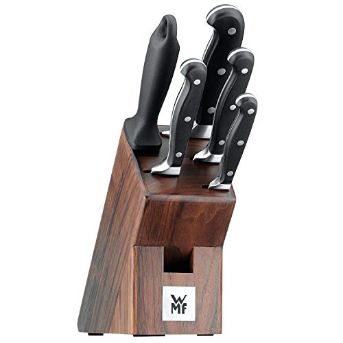 WMF » Messerblock mit Messerset 6-teilig Spitzenklasse Plus 4 Messer geschmiedet Performance Cut, 1 Block aus Walnussholz und 1 Wetzstahl Vorschaubild