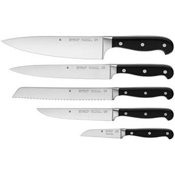 WMF » Messerset 5-teilig Spitzenklasse Plus 5 Messer Küchenmesser geschmiedet Performance Cut Kochmesser