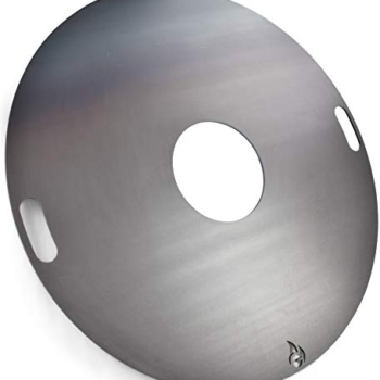 Feuerplatte – Universalgröße für Stahlfässer, Öltonnen Stahltonnen oder große Kugelgrills – (Ø 80 Universal) Vorschaubild