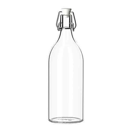 IKEA KORKEN Flasche mit Verschluss; aus Klarglas; (1l) Vorschaubild