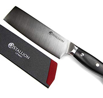 Stallion Professional Messer Nakirimesser 16,5 cm – Klinge aus deutschem 1.4116 Messerstahl und Griff aus G10 GFK Vorschaubild