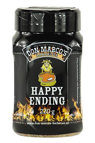 Don Marco’s Barbecue Rub Happy Ending 220g in der Streudose, Grillgewürzmischung