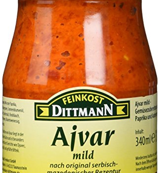 Feinkost Dittmann » Ajvar mild, Gemüsezubereitung aus Paprika und Auberginen, 3er Pack Vorschaubild