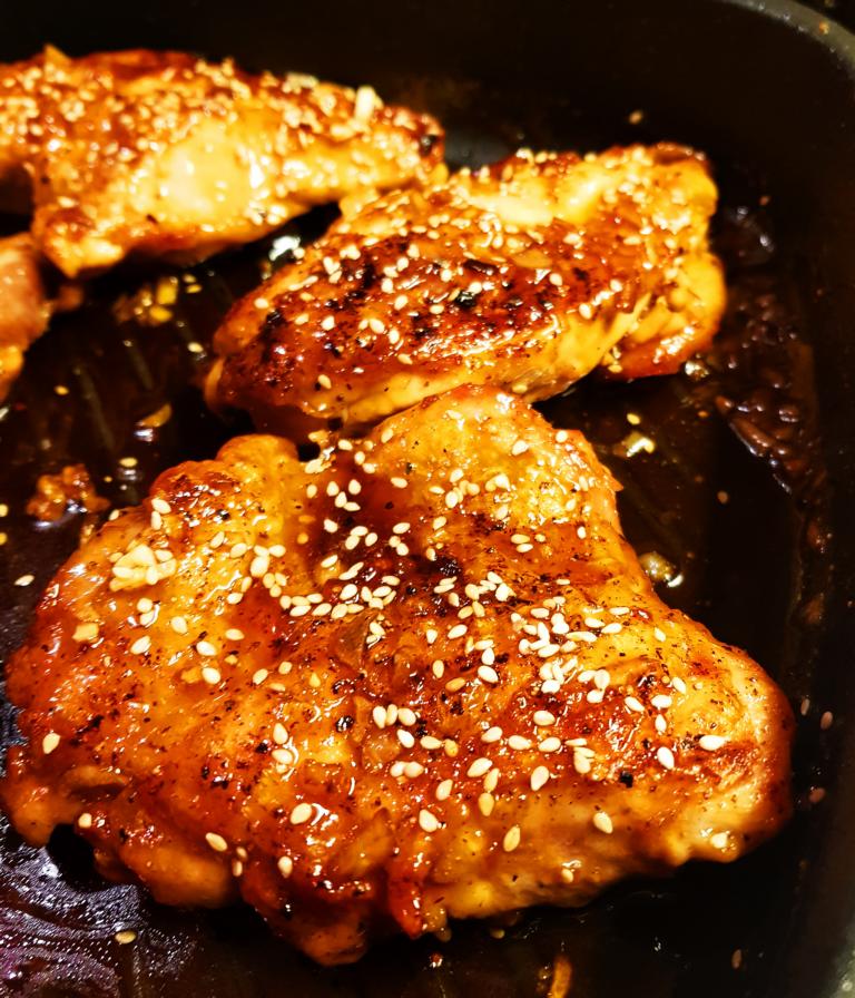 BBQ.LOVE- Rezept » Asiatisches Honig-Knoblauch Hähnchen
