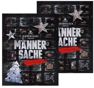 Niederegger Adventskalender Männersache, 1er Pack (1 x 300 g)