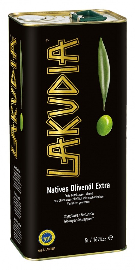 Lakudia 5 Liter Olivenöl Nativ Extra, Kanister Vorschaubild