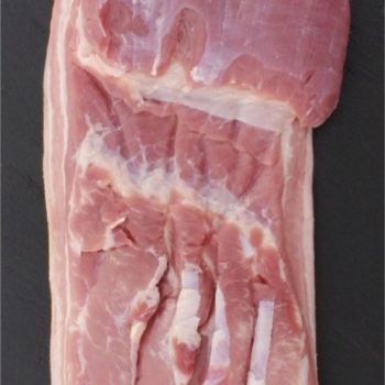 Frischeparadies » Schweinebauch ohne Knochen mit Schwarte DUROC, 0.9 kg Vorschaubild