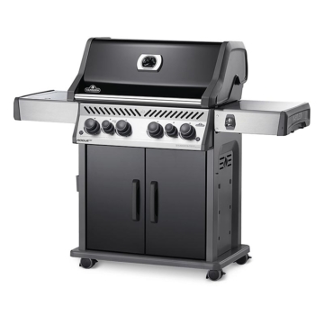 Napoleon Gasgrill Rogue SE 525 2021, schwarz, Gussrost, 5 Brenner + SIZZLEZONE, 1 St