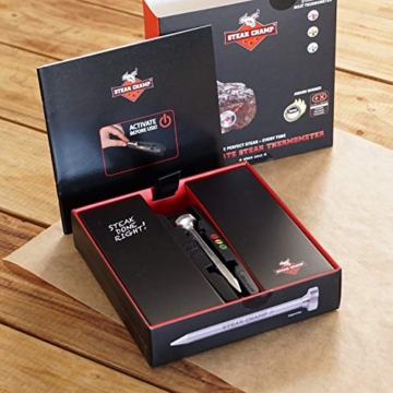 SteakChamp 3c black - Das ultimative Fleischthermometer - Edition 2018 - exclusives Set vom Hersteller (incl. Info Booklet & Rezept) - 7