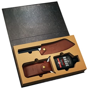 Steakchamp BBQ Champion-Box Geschenk-Set 5-teilig Fleischgabel Bull Fork und Kochmesser BBQ Pro personalisiert mit Ihrer Laser-Gravur - 8