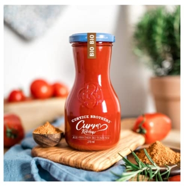 Curtice Brothers  » Bio Curry Tomatenketchup mit 77% Tomaten Anteil aus der Toskana, 270 ml