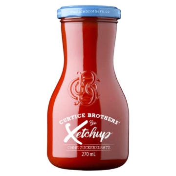 Curtice Brothers » Bio Tomaten Ketchup ohne Zuckerzusatz aus der Toskana, 77% Tomaten Anteil, 1 x 300g