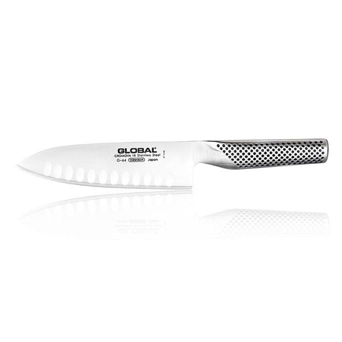 Global » Santoku Messer mit Kulle, Stahl, 16cm Vorschaubild