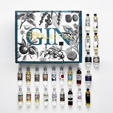 Gin Adventskalender von WAJOS | Cocktail & Gin Tonic Weihnachtskalender mit 24 Türchen voll mit Gin, Tonic Sirup & Likör | Gin Geschenk | Geschenkidee für Gin Fans & Cocktail Liebhaber - 2
