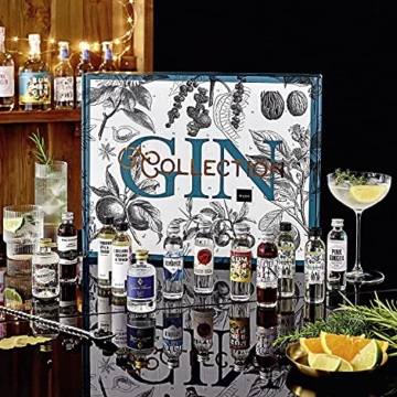Gin Adventskalender von WAJOS | Cocktail & Gin Tonic Weihnachtskalender mit 24 Türchen voll mit Gin, Tonic Sirup & Likör | Gin Geschenk | Geschenkidee für Gin Fans & Cocktail Liebhaber - 3