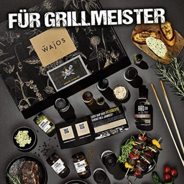 WAJOS Barbecue Probierpaket | BBQ Grill Set + Video mit Jumbo Schreiner | Geschenke für Männer | Perfekt für Grill Fans - 4