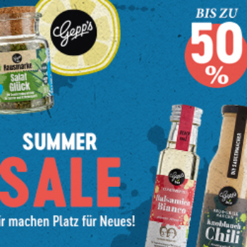 Gepps – Summer Sale Vorschau