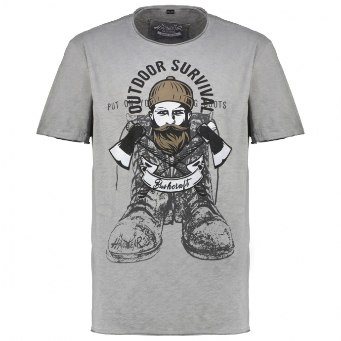 HangOwear Trachten T-Shirt mit Print "Outdoor Survival" Vorschaubild