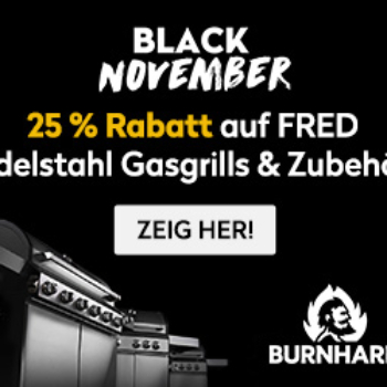 Burnhard 25 % auf Fred Gasgrills + Zubehör Vorschau