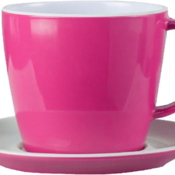 Brunner Spectrum Flame Tasse mit Untertasse, 250ml, pink Vorschaubild