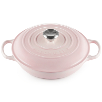 Le Creuset Gourmet-Profitopf Gusseisen Shell Pink 26cm Vorschaubild
